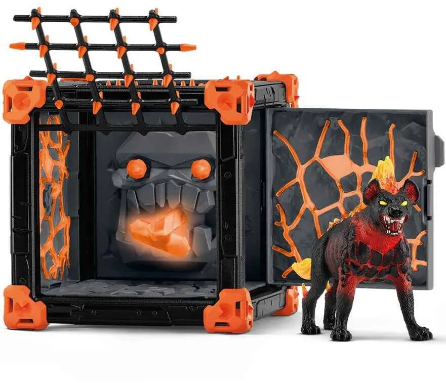 Schleich Eldrador Creatures BattleCave Lava Hyena 42674