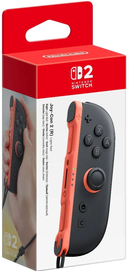 Gamepad NINTENDO Nintendo Joy-Con 2 (R) light red