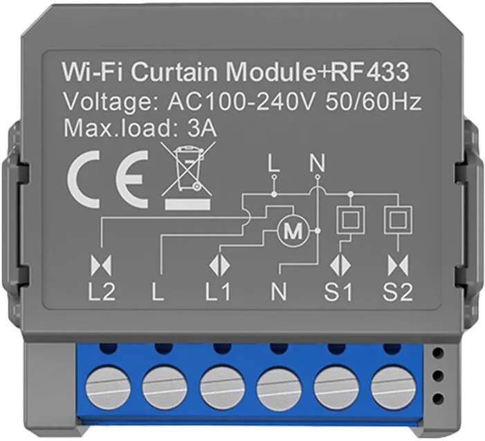 Avatto Avatto CMS16-RF-1 WiFi+RF Smart Curtain Module