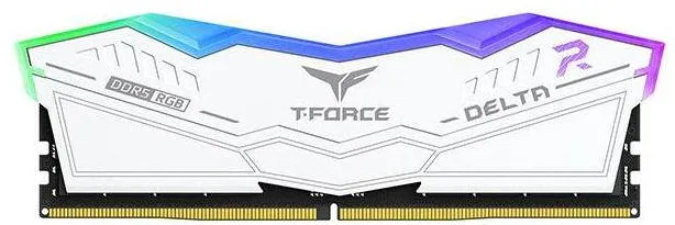Memorie RAM Team Group Delta RGB white K2 DDR5 6000MHz 32GB C38