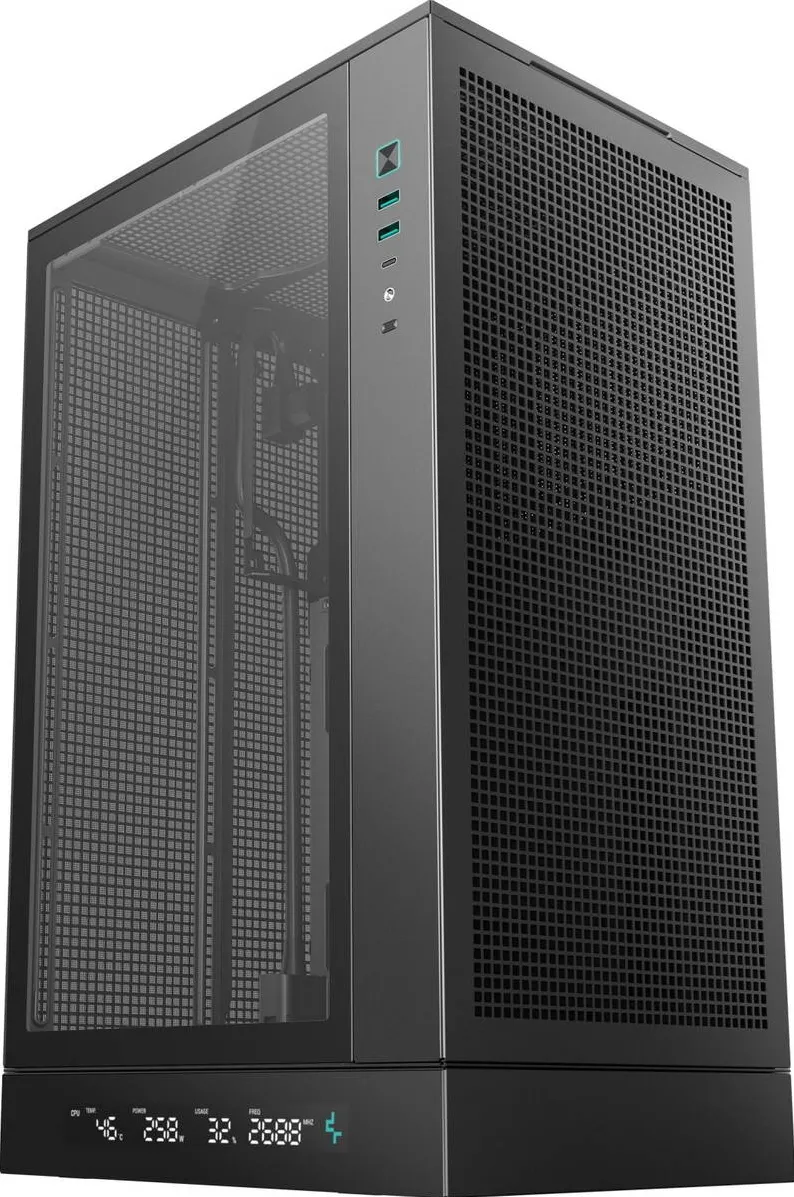 Carcasa PC Deepcool CH270 Digital (black, tempered glass)