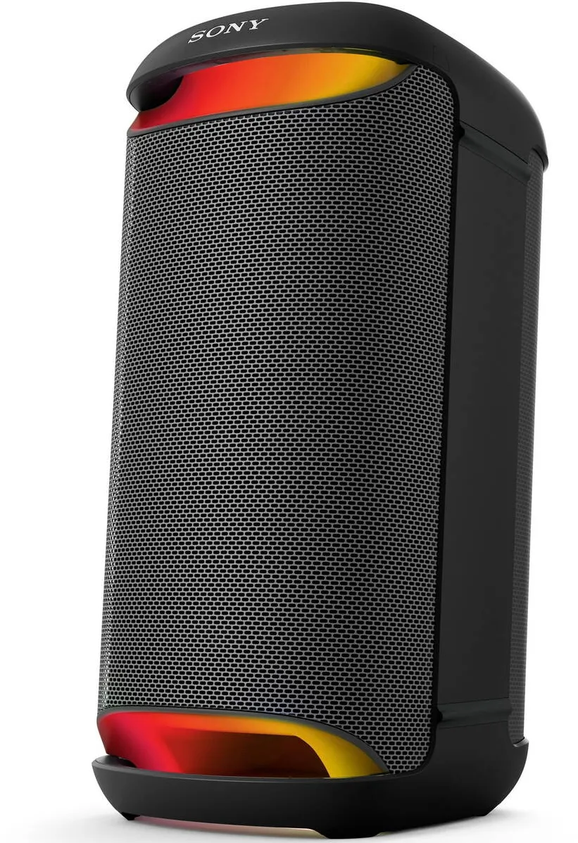 Sony Sistem audio portabil Sony SRS-XV500, MEGA BASS, Bluetooth, LDAC, Wireless, IPX4, Party Connect, Karaoke, Iluminare LED, 25 ore autonomie, Negru