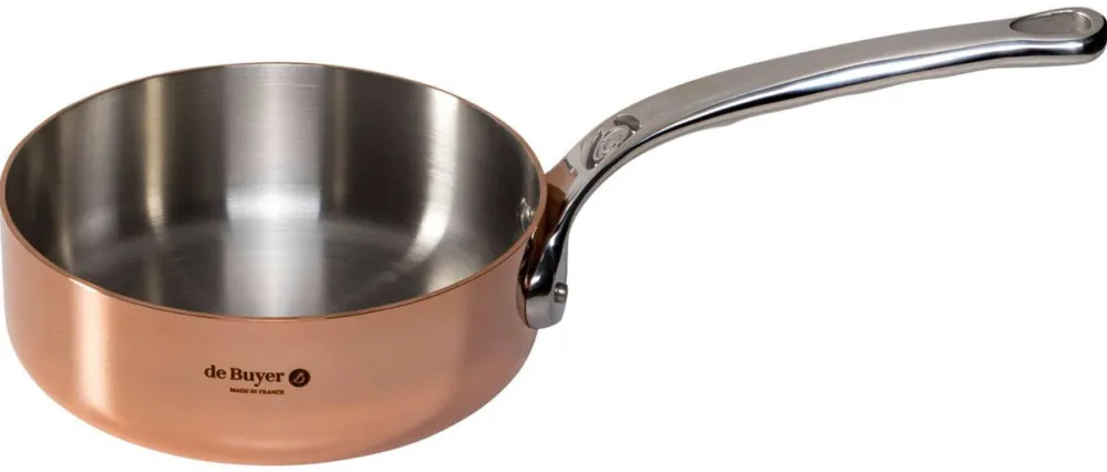 De Buyer Vas Pentru Gatit Prima Matera Sauté Pan Copper/steel 16cm straight ind.