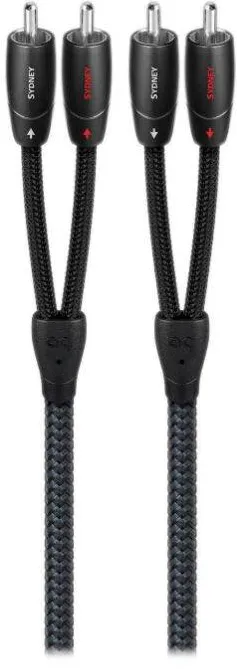 AudioQuest Cablu audio 2RCA - 2RCA Sydney 1.0m (pure PSC+ copper)