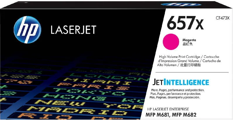 Toner imprimanta HP 657X Magenta