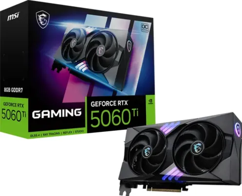 Placa Video MSI RTX 5060 TI 8G GAMING OC