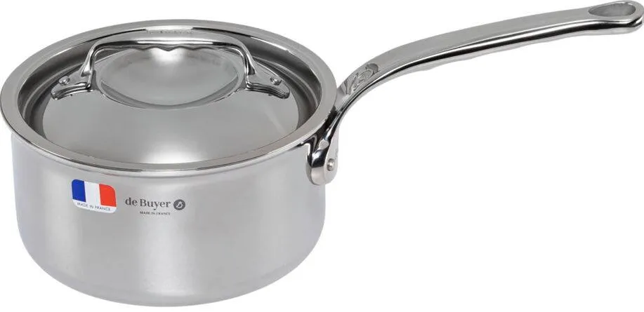 De Buyer Affinity Casserole Stainless Steel with lid 16 cm