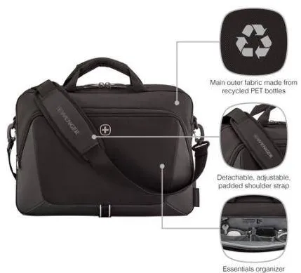 Geanta laptop Wenger XE Brief 16 negru