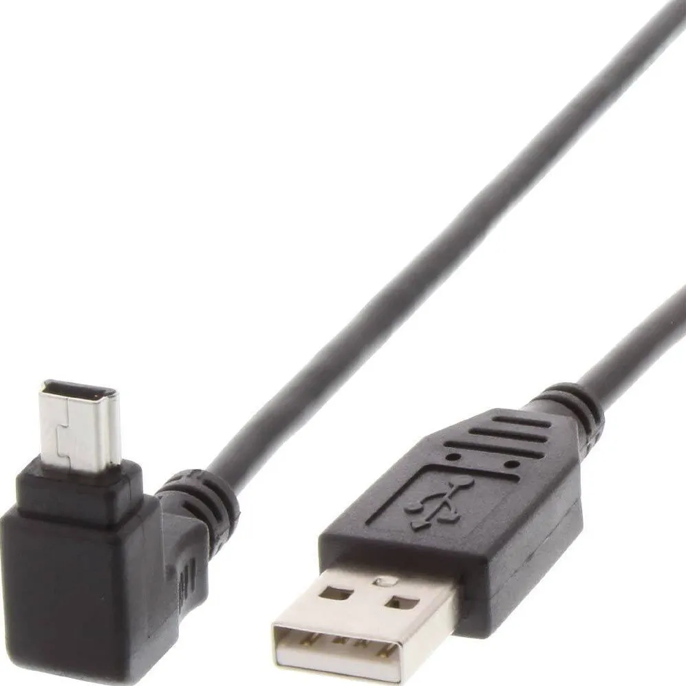 Cablu TECHLY USB 2.0 , A la Mini-B, 1,8m, Negru