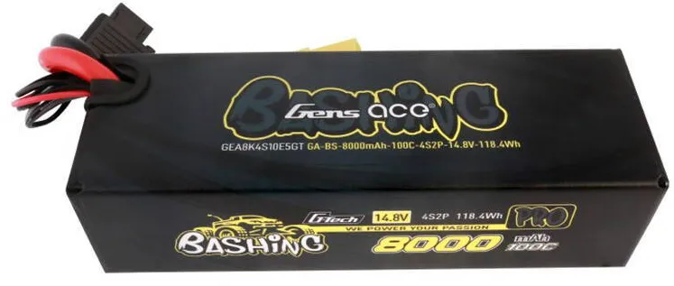 Gens ace 8000mAh 14.8V 100C 4S2P Lipo Battery Pack