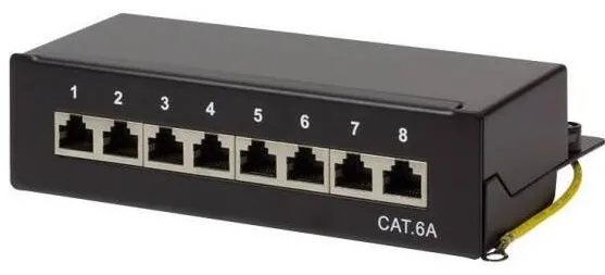 Accesoriu Retea Logilink Patch Panel cat.6a Negru NP0018B