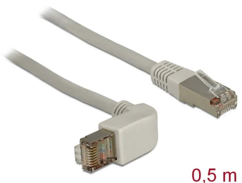 DELOCK 83644, patch cable - 50 cm - gray