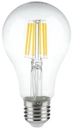 V-TAC Bec LED A60 E27 10W cu filament 4000K