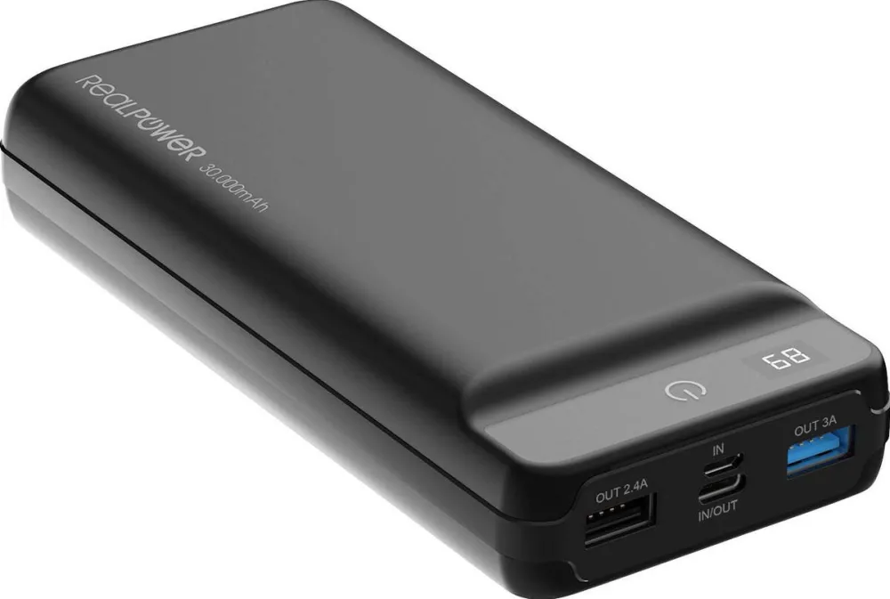 Baterie Externa Realpower PB-30k PD 30.000mAh