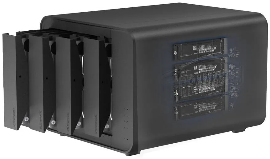Network Attached Storage Terramaster TERRAMASTER D8 Hybrid, 8bay Gehäuse, USB3.2, Diskless