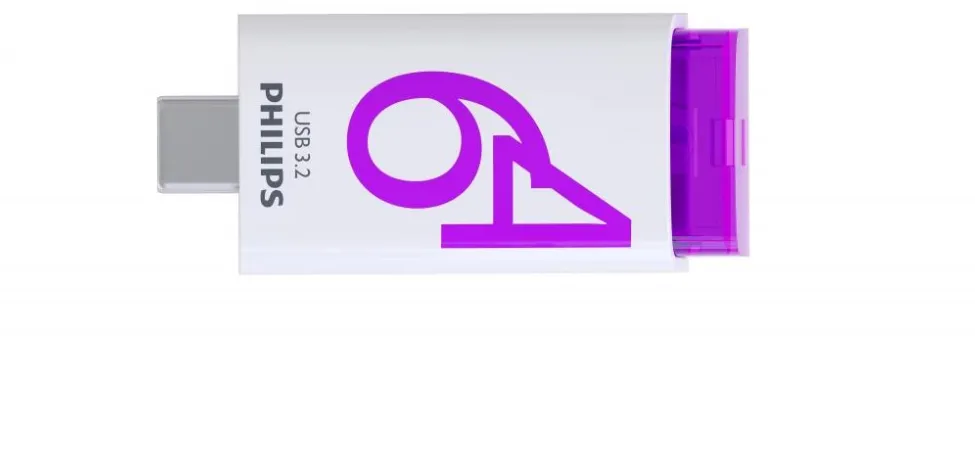Memorie USB Philips Memory stick USB-C 3.2 - 64GB PHILIPS Magic Purple