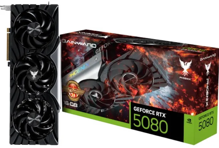 Placa Video GAINWARD GeForce RTX 5080 Phoenix GS DLSS 4
