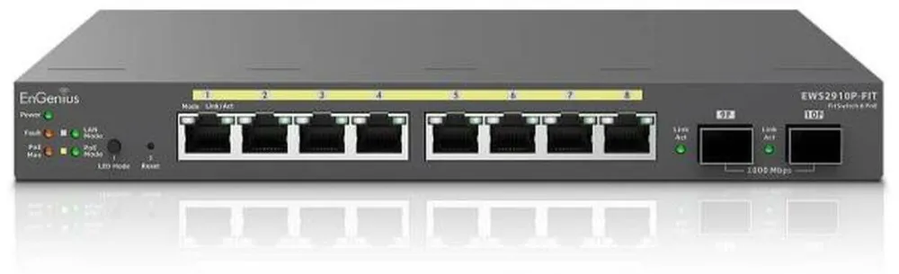 Switch ENGenius Acces Point Engenius EWS2910P-FIT, 8 porturi RJ45, 32GB, negru