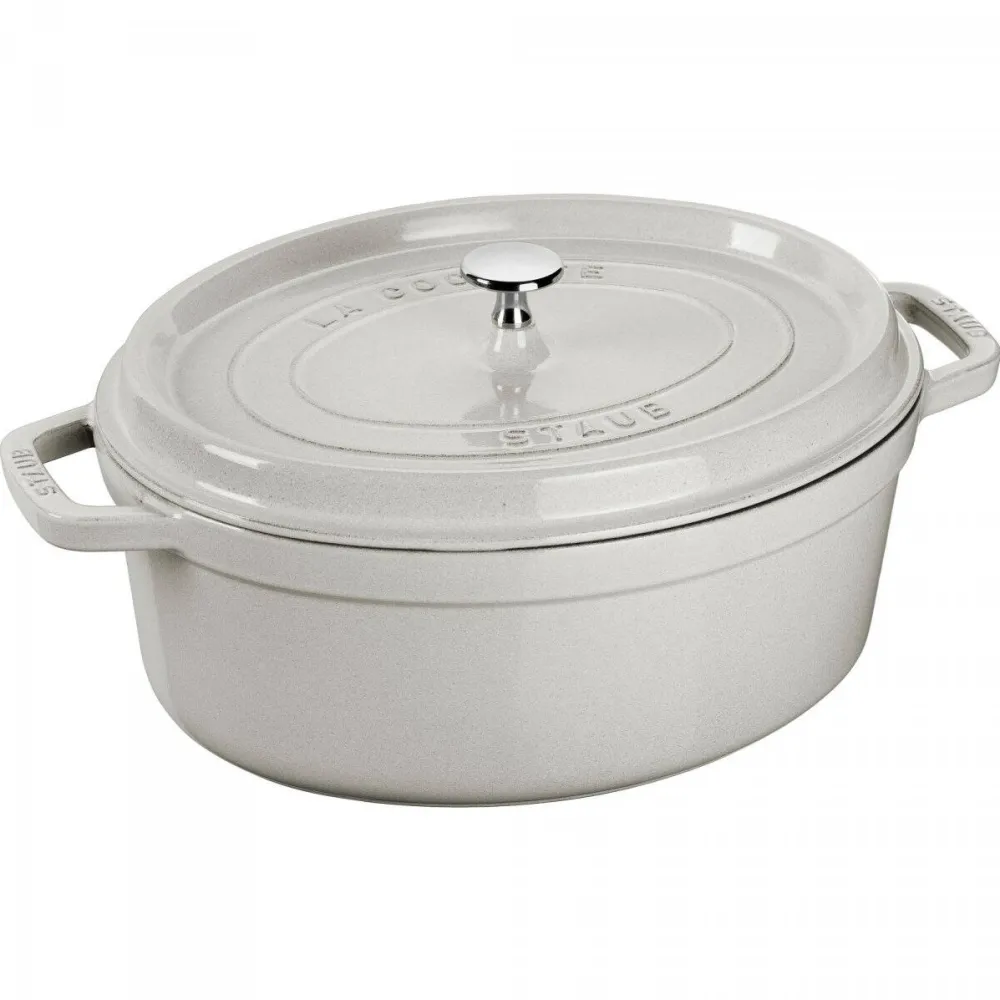 Staub Oala zeliwna ovala 6.7l, Staub, trufa, 33x40cm