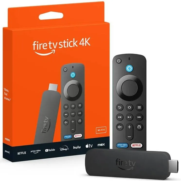 Media player Amazon Media player Amazon Fire TV Stick 4K (2024), Wi-Fi, Alexa Voice Remote, Negru