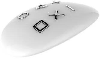 FIBARO Telecomanda breloc FIBARO KeyFob, Z-Wave Plus, alb