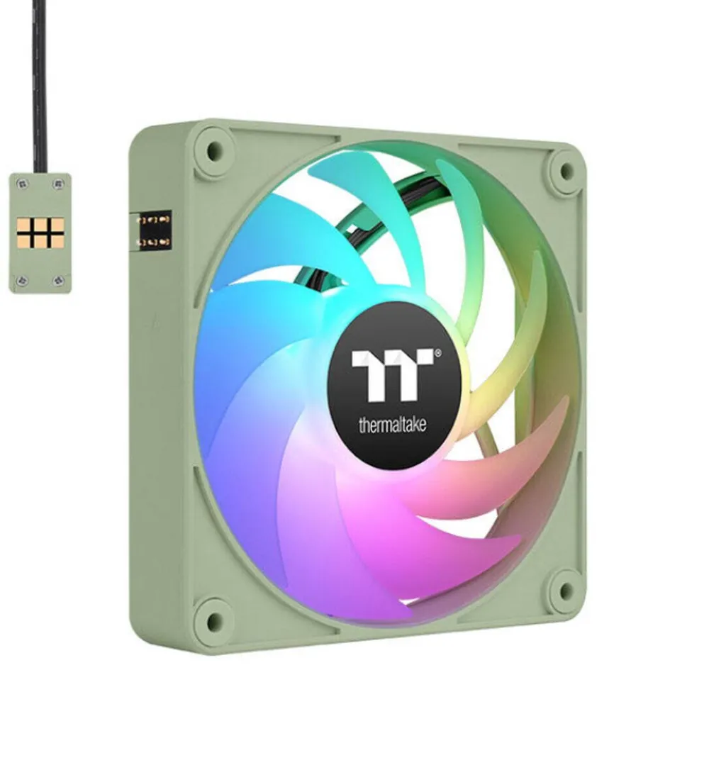 Thermaltake Ventilator PC, 12 cm, 3 unitati, iluminare multicolor, 2000 rpm