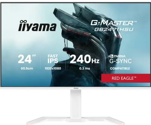 Monitor IIyama Monitor Gaming Iiyama 23.8", Full HD 1920x1080, 240Hz, 0.3ms, Alb