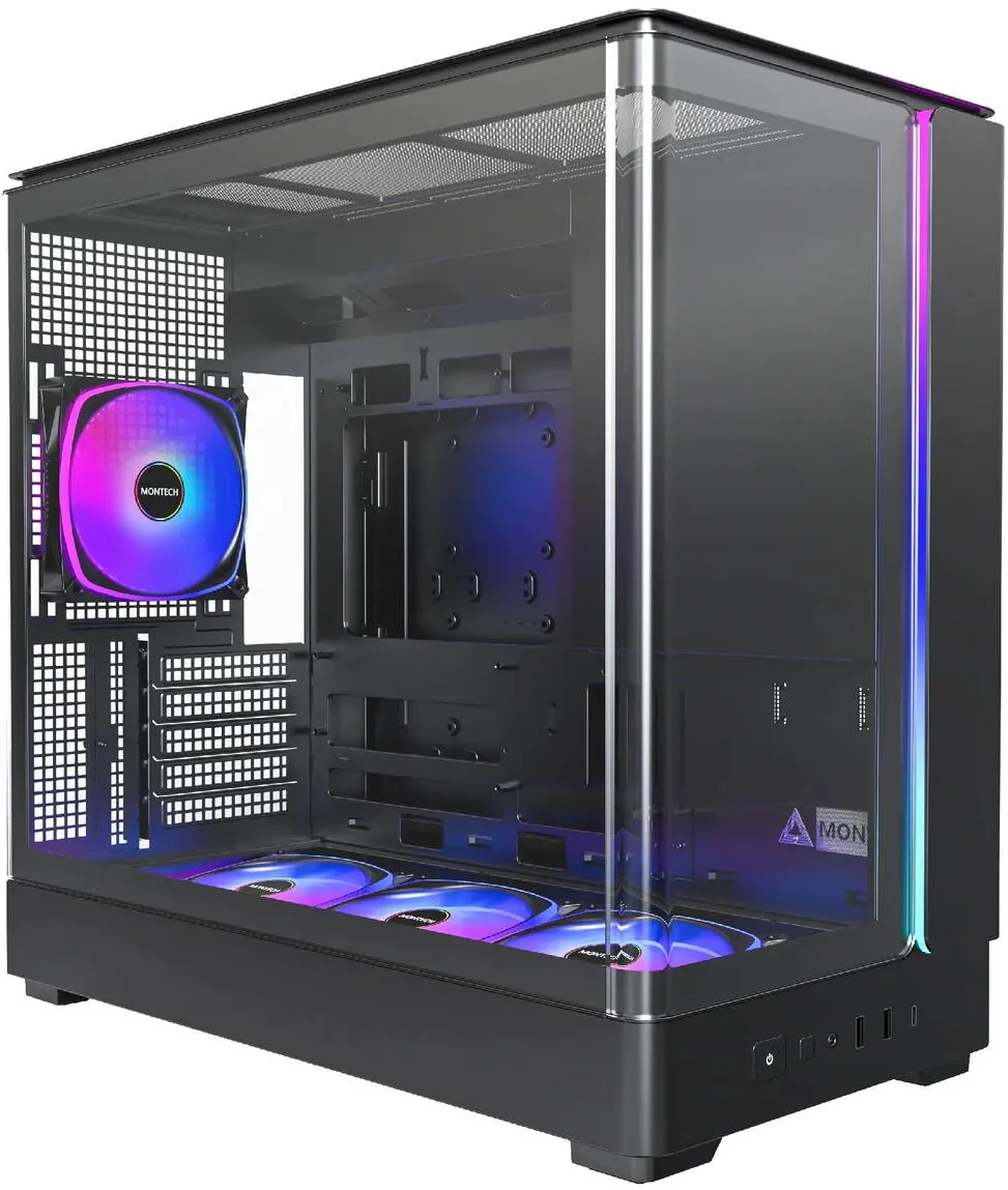 Carcasa PC Montech Carcasa PC Montech carcasa mATX - KING 15 PRO (B) - 4 x 120 mm A-RGB, USB-C MONTECH-KING-15-PRO-B