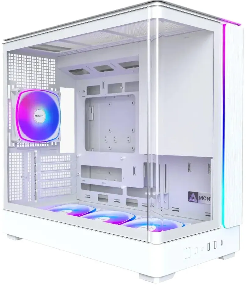 Carcasa PC Montech Carcasa PC Montech Case mATX - KING 15 PRO (W) - 4 x 120 mm A-RGB, USB-C MONTECH-KING-15-PRO-W
