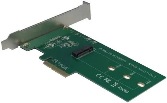 Placa de Retea Inter-Tech Adaptor Inter-Tech PCI-express Argus KT016 PCIe x4 catre M.2 PCIe SSD