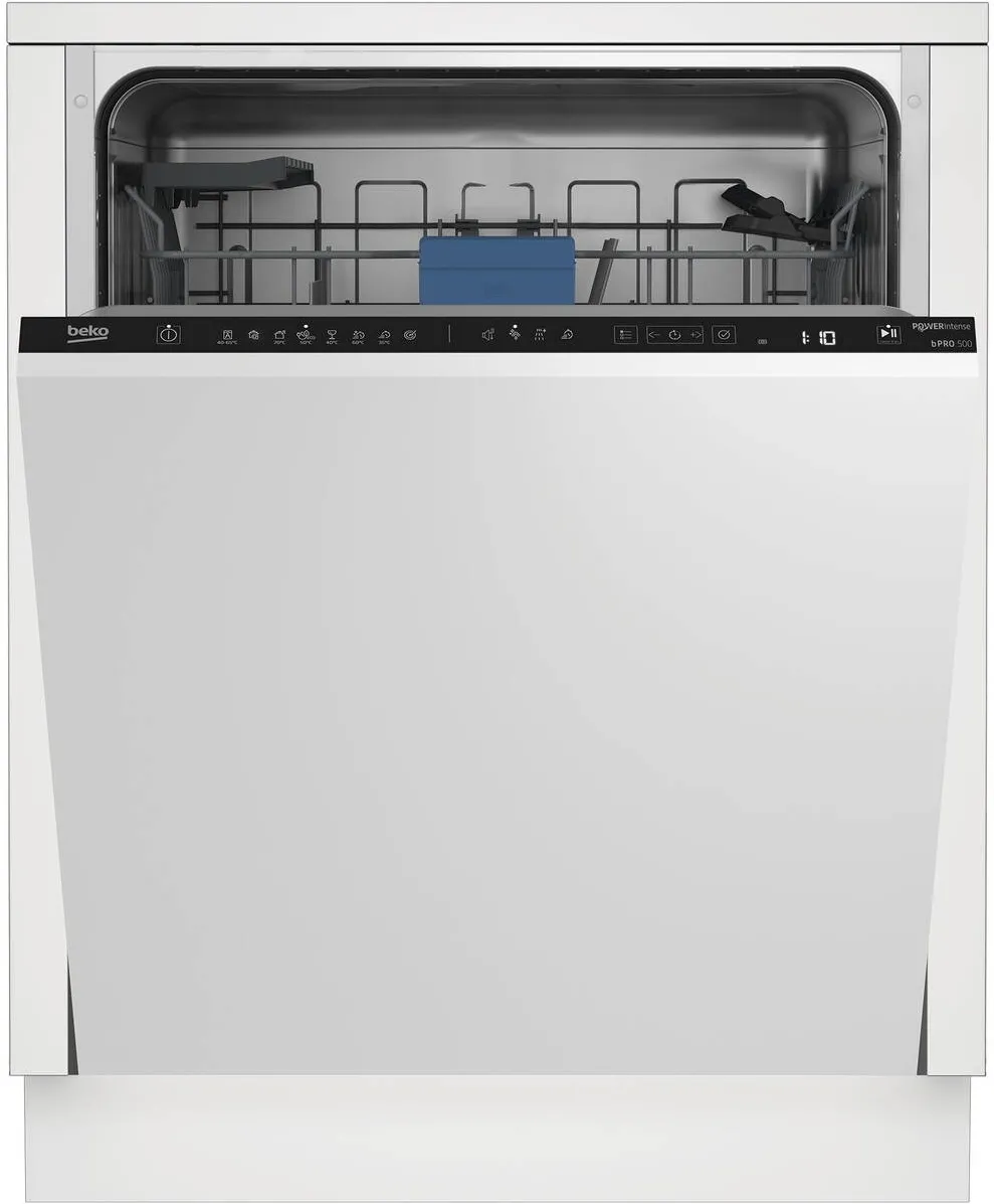 BEKO Masina de spalat vase incorporabila Beko BDIN38440P, 14 seturi, 8 programe, Clasa C, Display LCD, SilentWash, PowerIntense