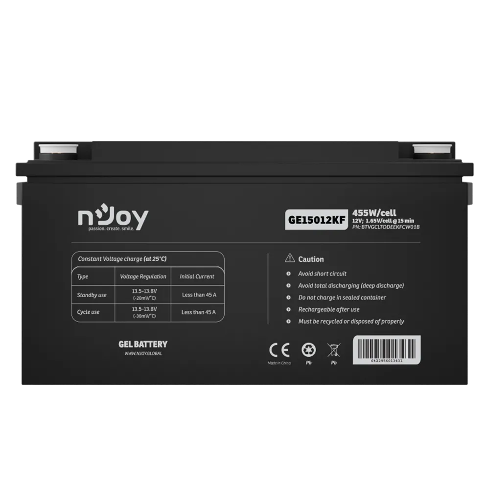 nJoy Acumulator GE15012KF 12V 455 W/celula