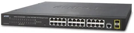 Switch Planet Switch PLANET GS-4210-24T2S 24-Port Layer 2 Managed Gigabit Ethernet Switch W/2 SFP Interfaces