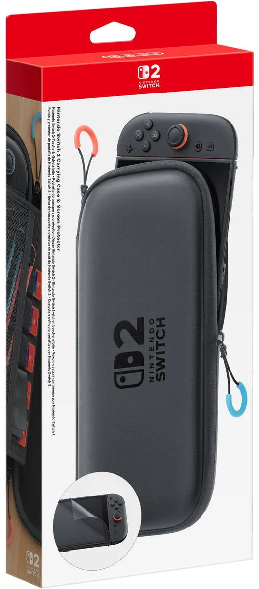 Accesoriu gaming NINTENDO Husa transport + Folie de protectie pentru Nintendo Switch 2, Negru