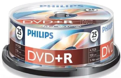 Philips DVD+R 4.7GB (25 buc. Spindle, 16x)