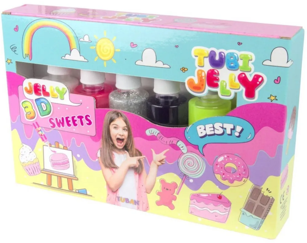 TUBAN Tubi Jelly set 6 colors - Sweets