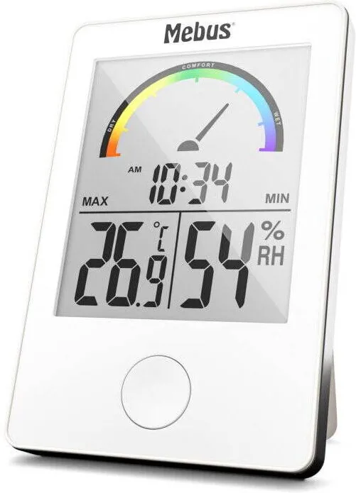 Mebus 11130 Thermo-Hygrometer white