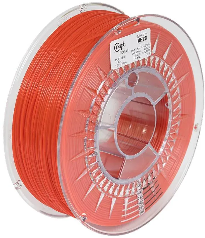 CRAFTBOT 3D Print filament red 1KG