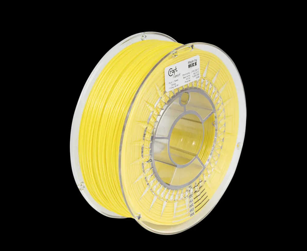CRAFTBOT 3D Print filament yellow 1KG
