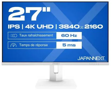 Monitor JAPANNEXT IPS270UHD60F 27 inch UHD IPS 8 ms 60 Hz HDR FreeSync