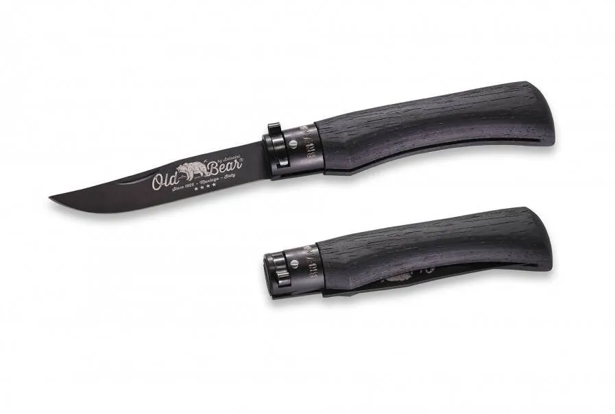 Old Bear Briceag Classic Total Black, lama 90 mm