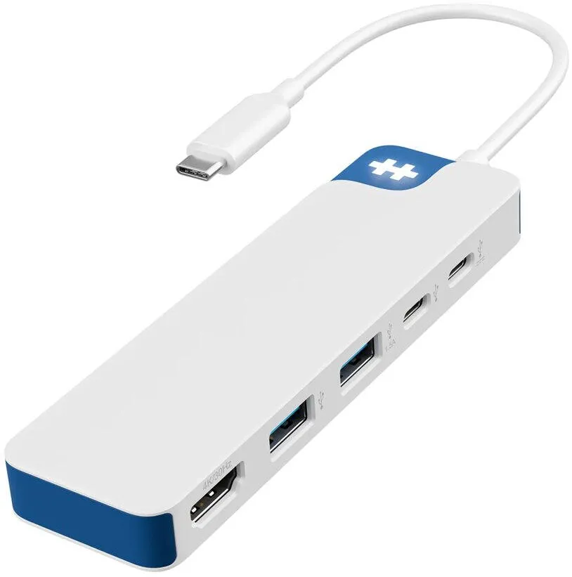 Docking Station Hyper HyperDrive Flex 5 Port USB-C Hub, Blue