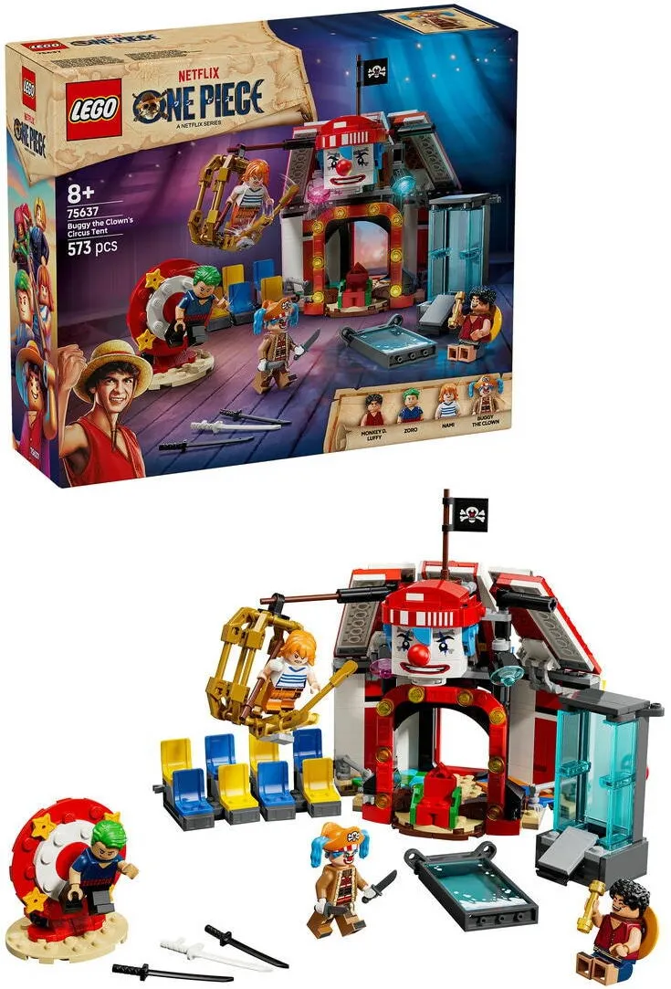 Set de constructie LEGO One Piece 75637 Cortul de circ al lui Buggy the Clown