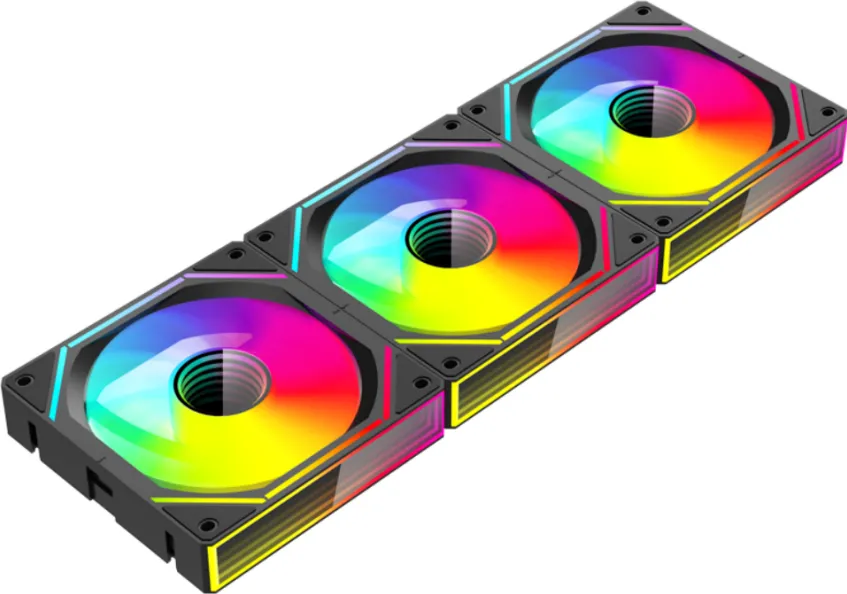 Power Train 360mm ARGB PWM - Zyber X3 - Zwart