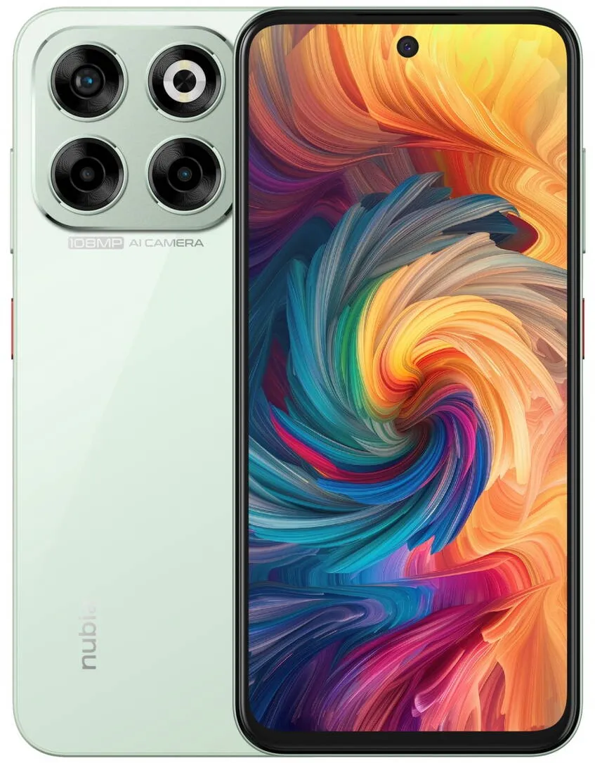 Smartphone Nubia V70, 8+12GB RAM, 256GB, 4G, Glaciar Green