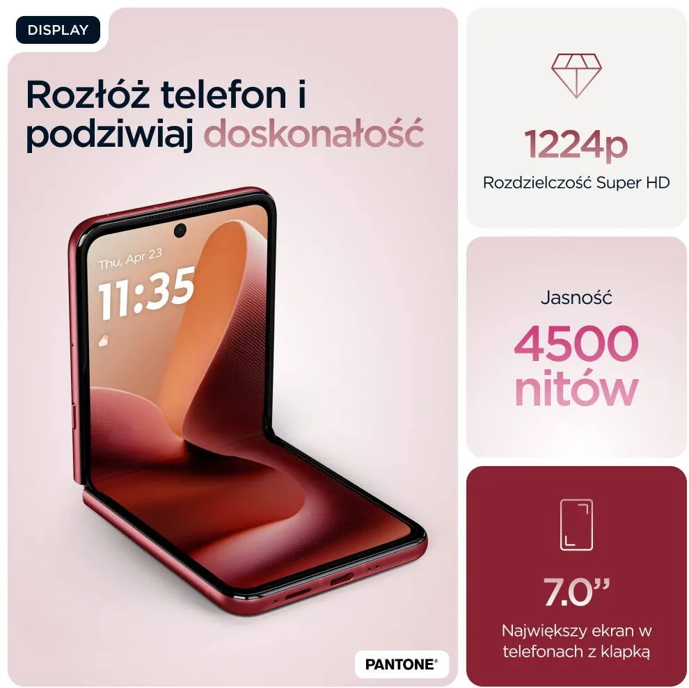 razr 60 ultra 17.7 cm (6.96") Dual SIM Android 15 5G USB Type-C 16 GB 512 GB 4700 mAh Bordeaux