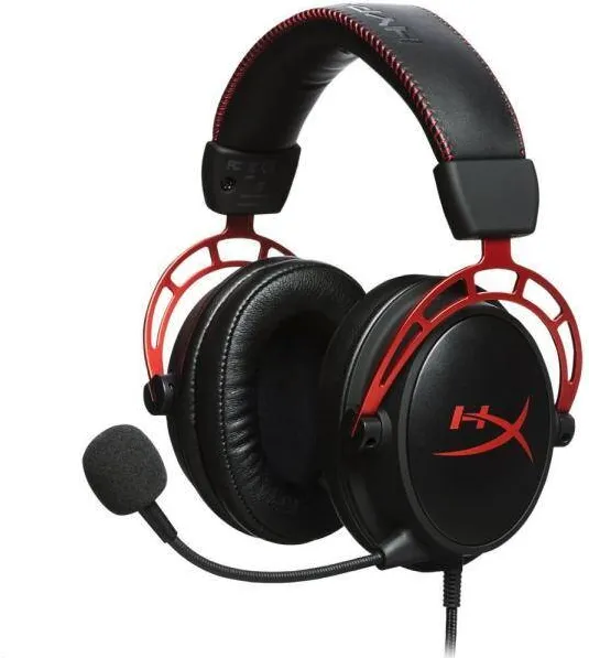 Casti Over-Head HyperX Cloud Alpha Black-Red, wired