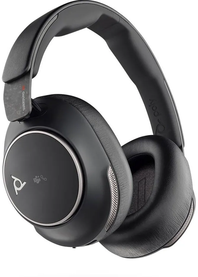 Casti Over-Head Poly Casti PC Poly Voyager Surround 80 UC, wireless, USB-C, negru, set