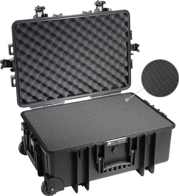 BW Outdoor Cases Type 6700 / Black (pre-cut foam)