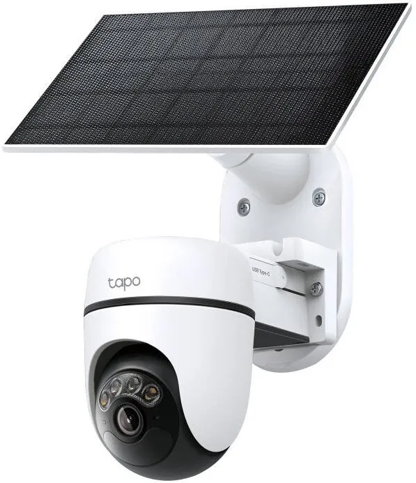 Camera Supraveghere TP-Link Kit camera de supraveghere Wireless cu panou solar Tapo C630 KIT cu Pan/Tilt 360 grade, 5MP, 3K (2880 × 1620 px), Color Night Vision, Smart Detection AI, Two-Way Audio, acumulator 6700mAh, IP65